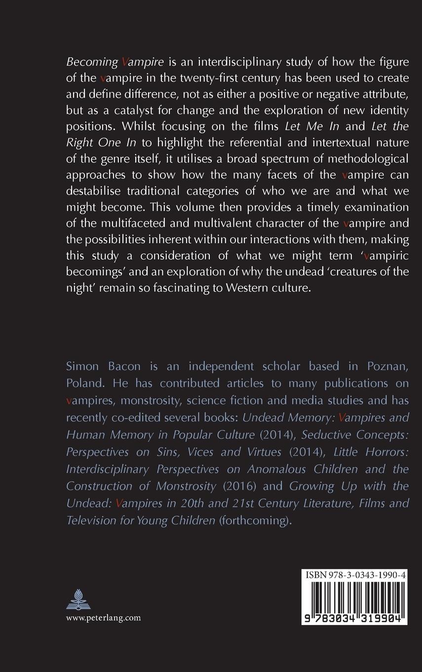 Rückseitencover Becoming Vampire
