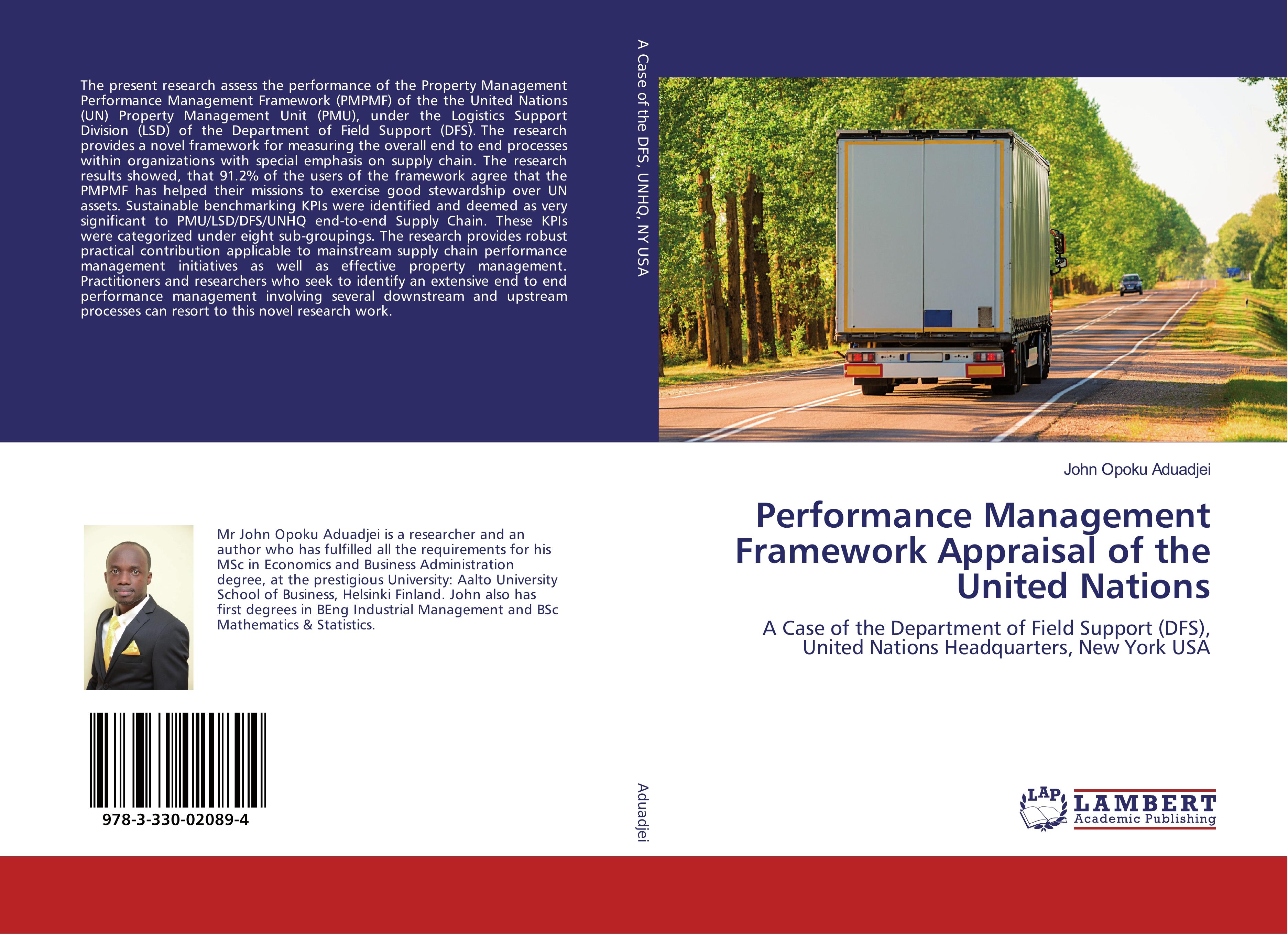 Vorderes Coverbild Performance Management Framework Appraisal of the United Nations