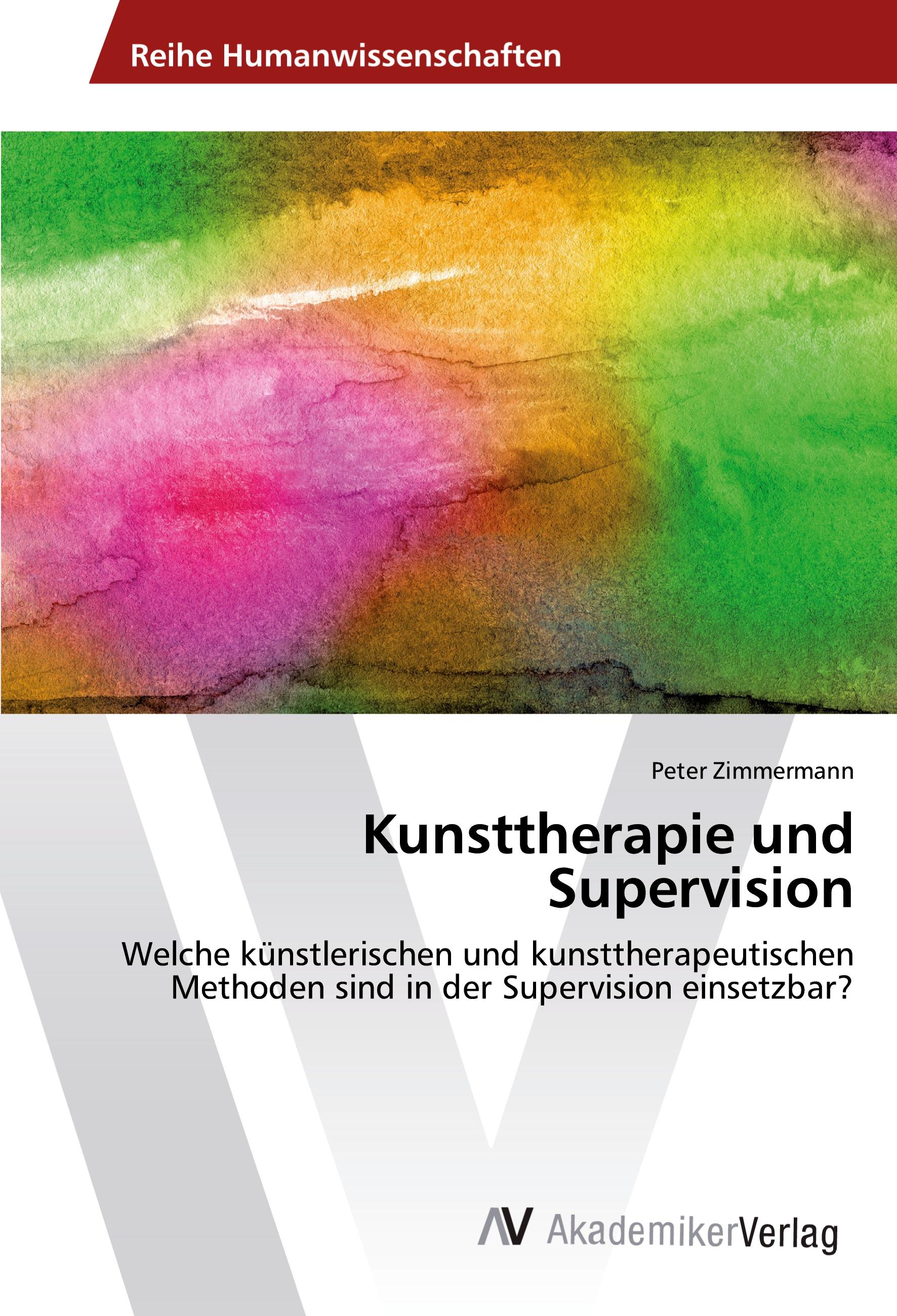 Vorderes Coverbild Kunsttherapie und Supervision