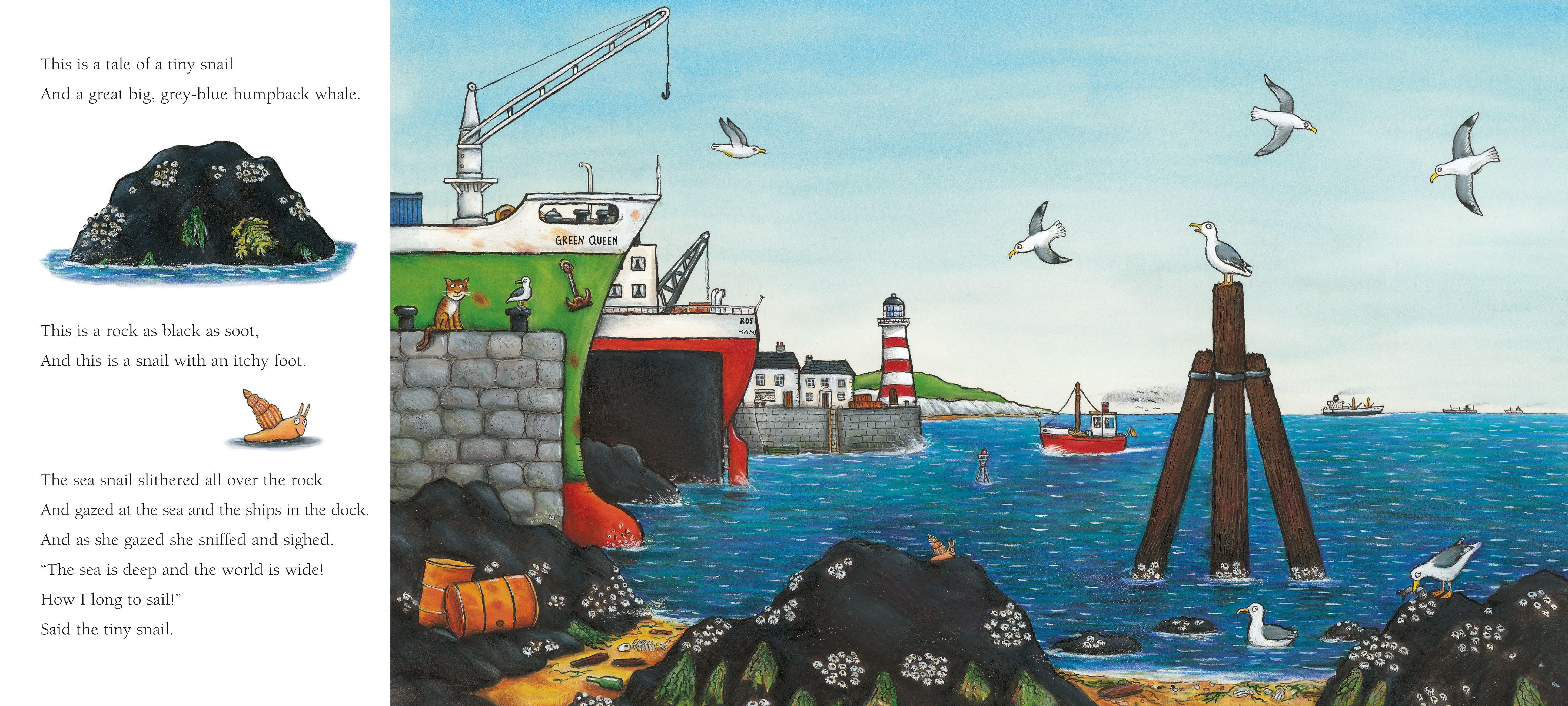 Beispielinhalt (Bild) The Snail and the Whale