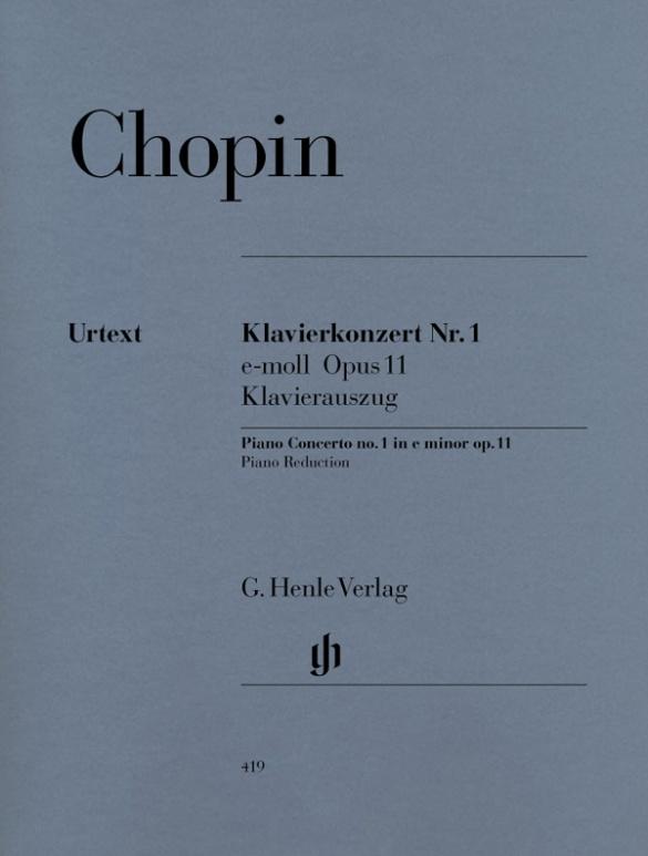 Vorderes Coverbild Chopin, Frédéric - Klavierkonzert Nr. 1 e-moll op. 11