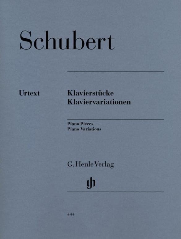 Vorderes Coverbild Schubert, Franz - Klavierstücke - Klaviervariationen