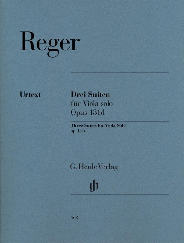 Vorderes Coverbild Reger, Max - Drei Suiten op. 131d für Viola solo