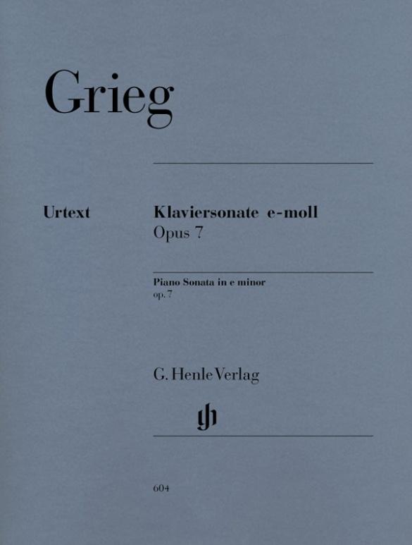 Vorderes Coverbild Grieg, Edvard - Klaviersonate e-moll op. 7