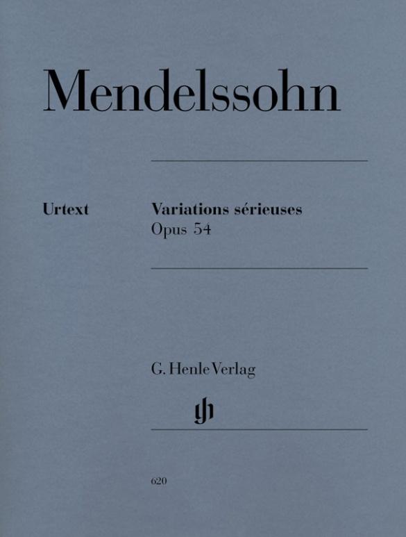 Vorderes Coverbild Mendelssohn Bartholdy, Felix - Variations sérieuses op. 54