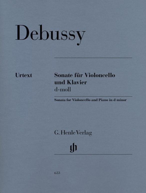 Vorderes Coverbild Debussy, Claude - Violoncellosonate d-moll
