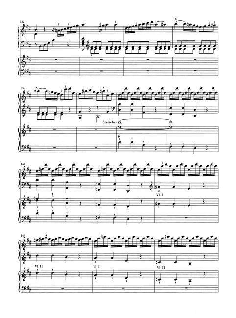 Beispielinhalt (Bild) Haydn, Joseph - Klavierkonzert (Cembalo) D-dur Hob. XVIII:11