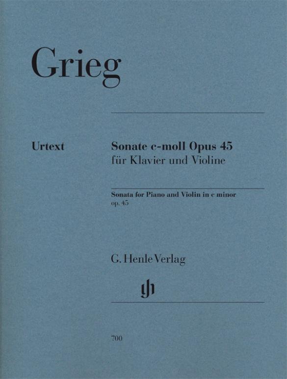 Vorderes Coverbild Grieg, Edvard - Violinsonate c-moll op. 45
