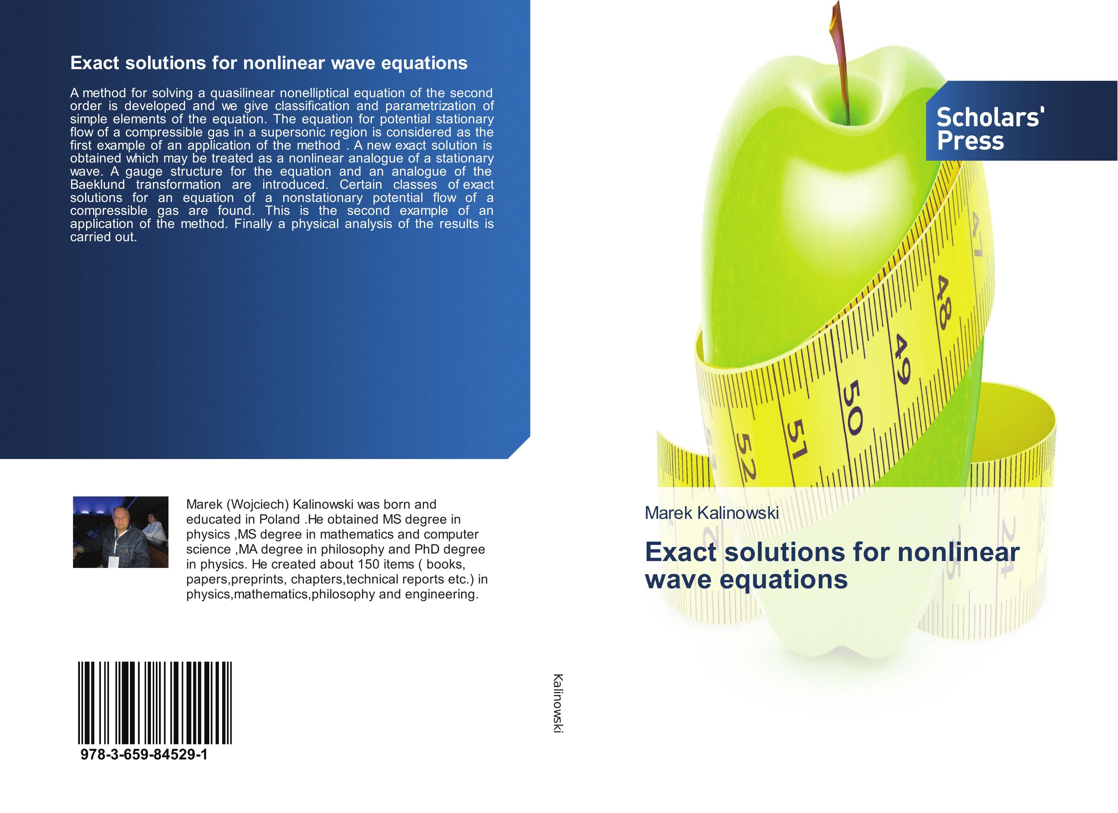 Vorderes Coverbild Exact solutions for nonlinear wave equations