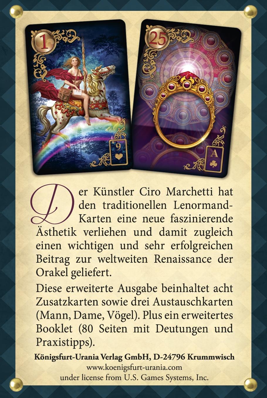 Beispielinhalt (Bild) Gilded Reverie Lenormand