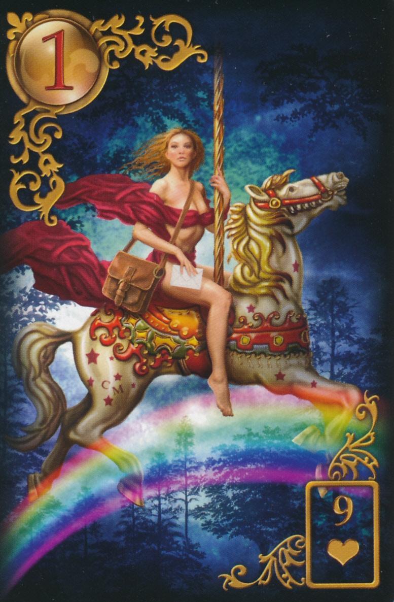 Beispielinhalt (Bild) Gilded Reverie Lenormand