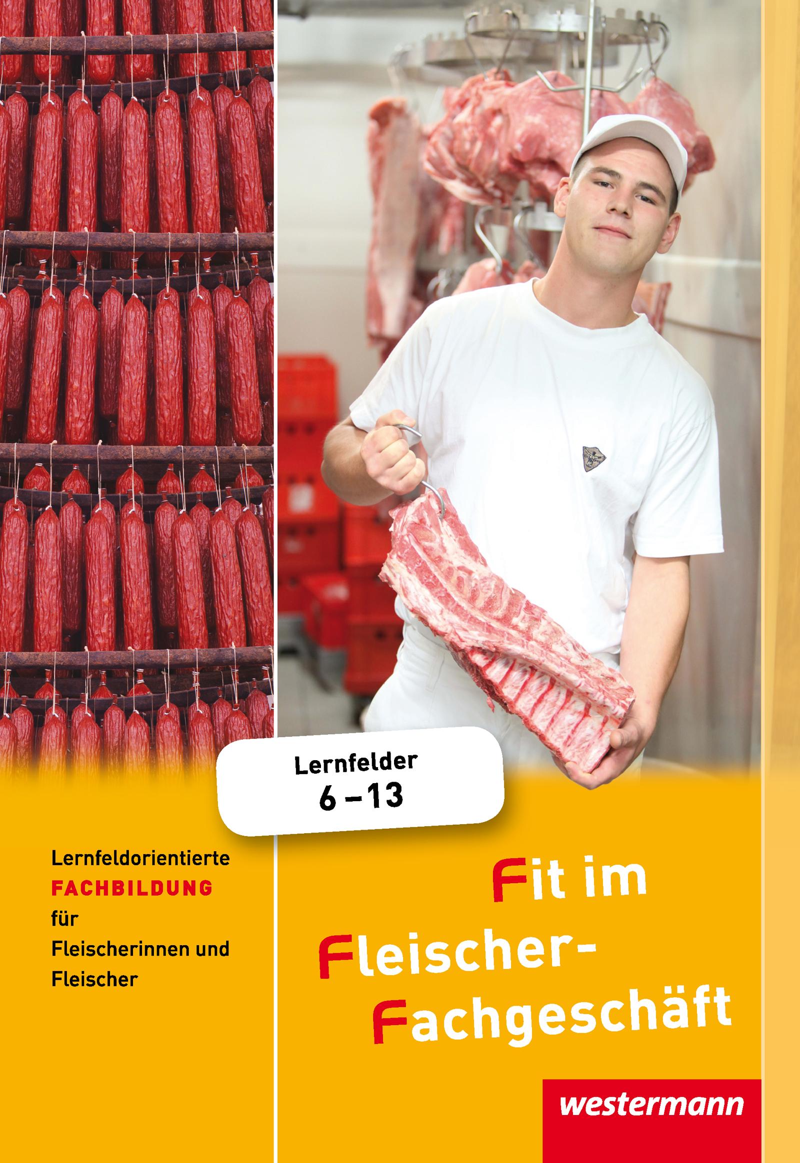 Vorderes Coverbild Fit im Fleischer-Fachgeschäft. Schulbuch