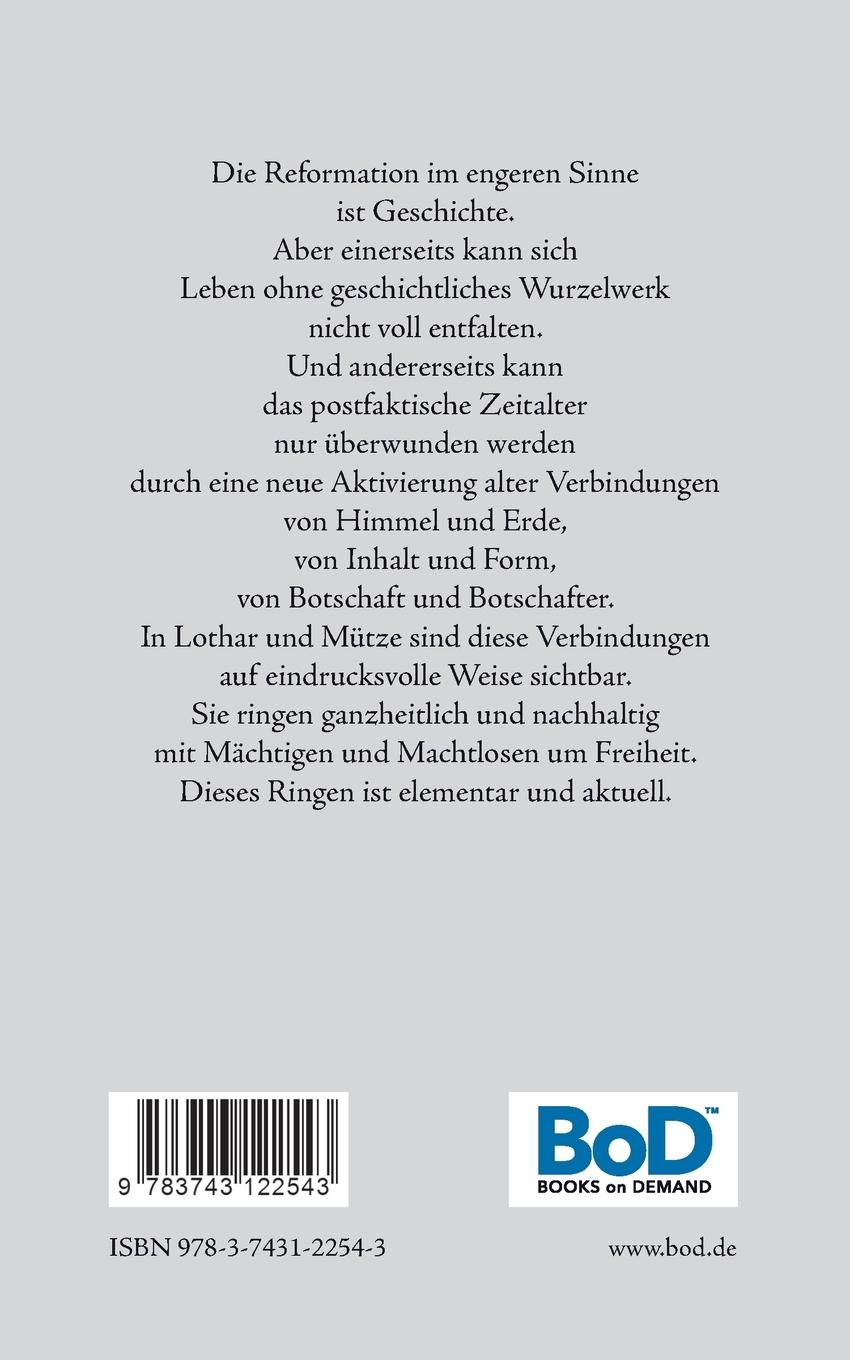 Rückseitencover Lothar zwischen Mütze und Podest