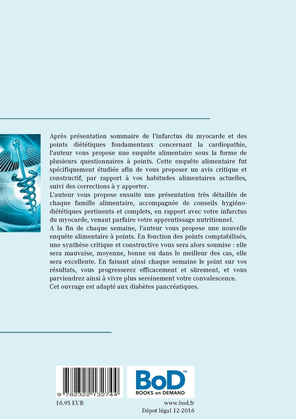 Rückseitencover Quelle alimentation après un infarctus du myocarde ?
