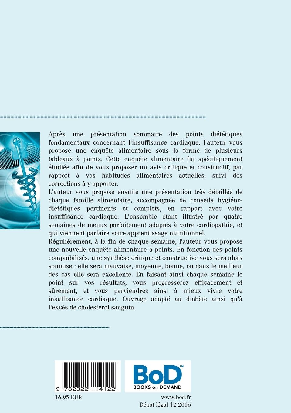 Rückseitencover Quelle alimentation pour l'insuffisance cardiaque ?