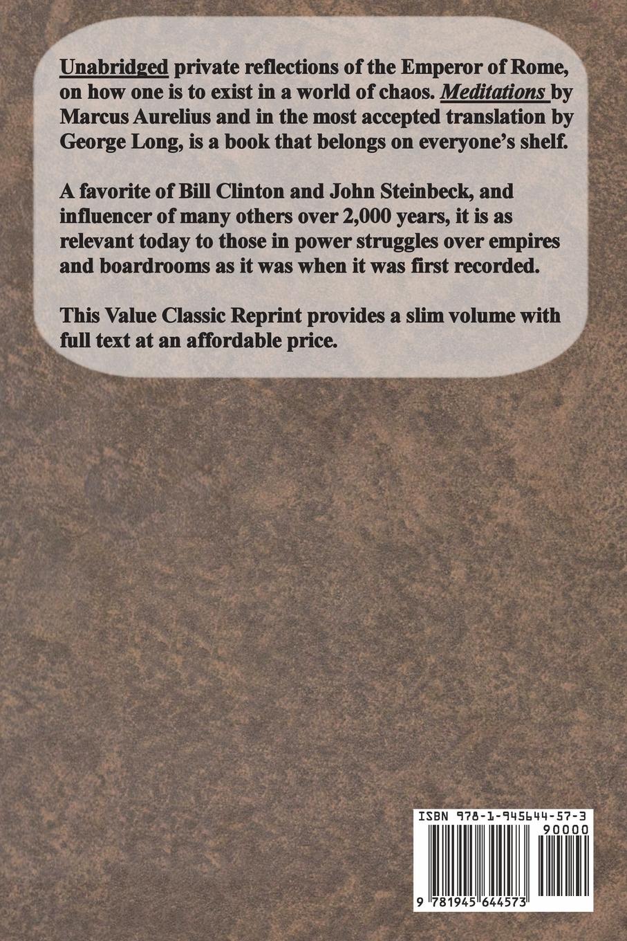 Rückseitencover Meditations