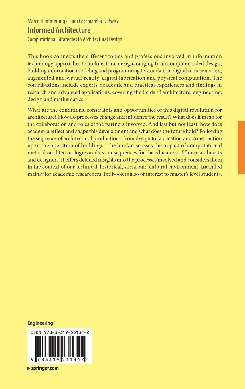 Rückseitencover Informed Architecture