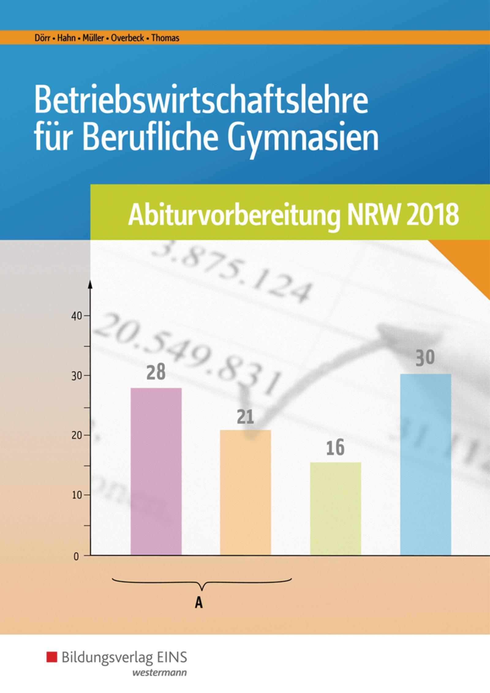 Vorderes Coverbild BWL mit Rechnungswesen und Controlling für Berufliche Gymnasien. Nordrhein-Westfalen