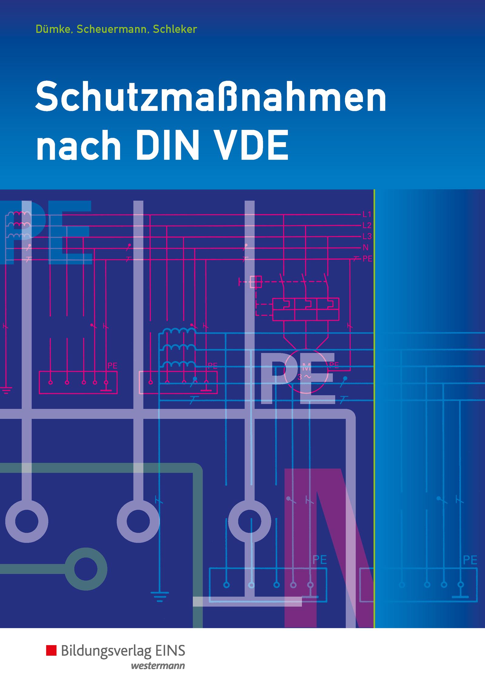 Vorderes Coverbild Schutzmaßnahmen nach DIN VDE. Arbeitsheft