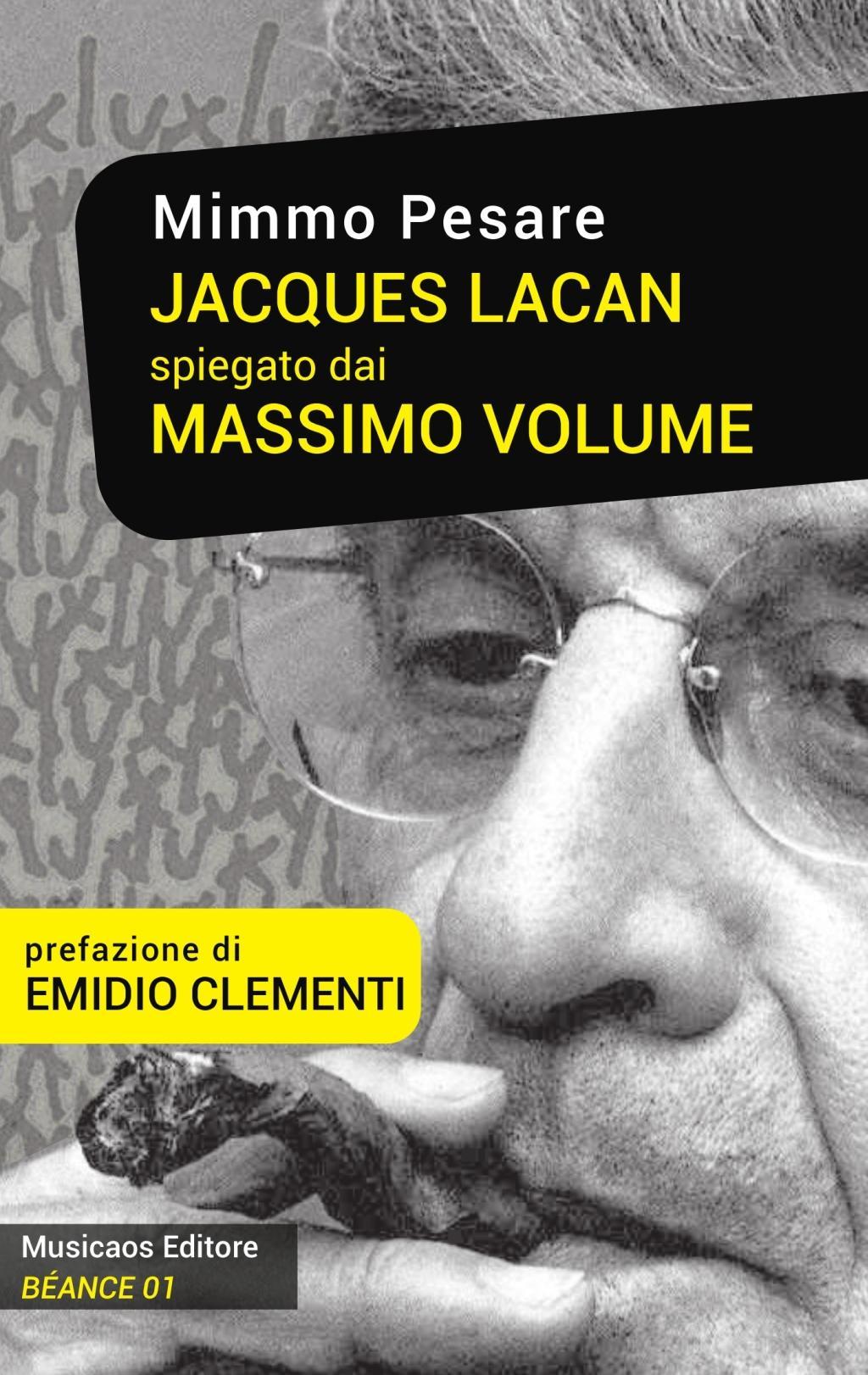 Vorderes Coverbild Jacques Lacan spiegato dai Massimo Volume