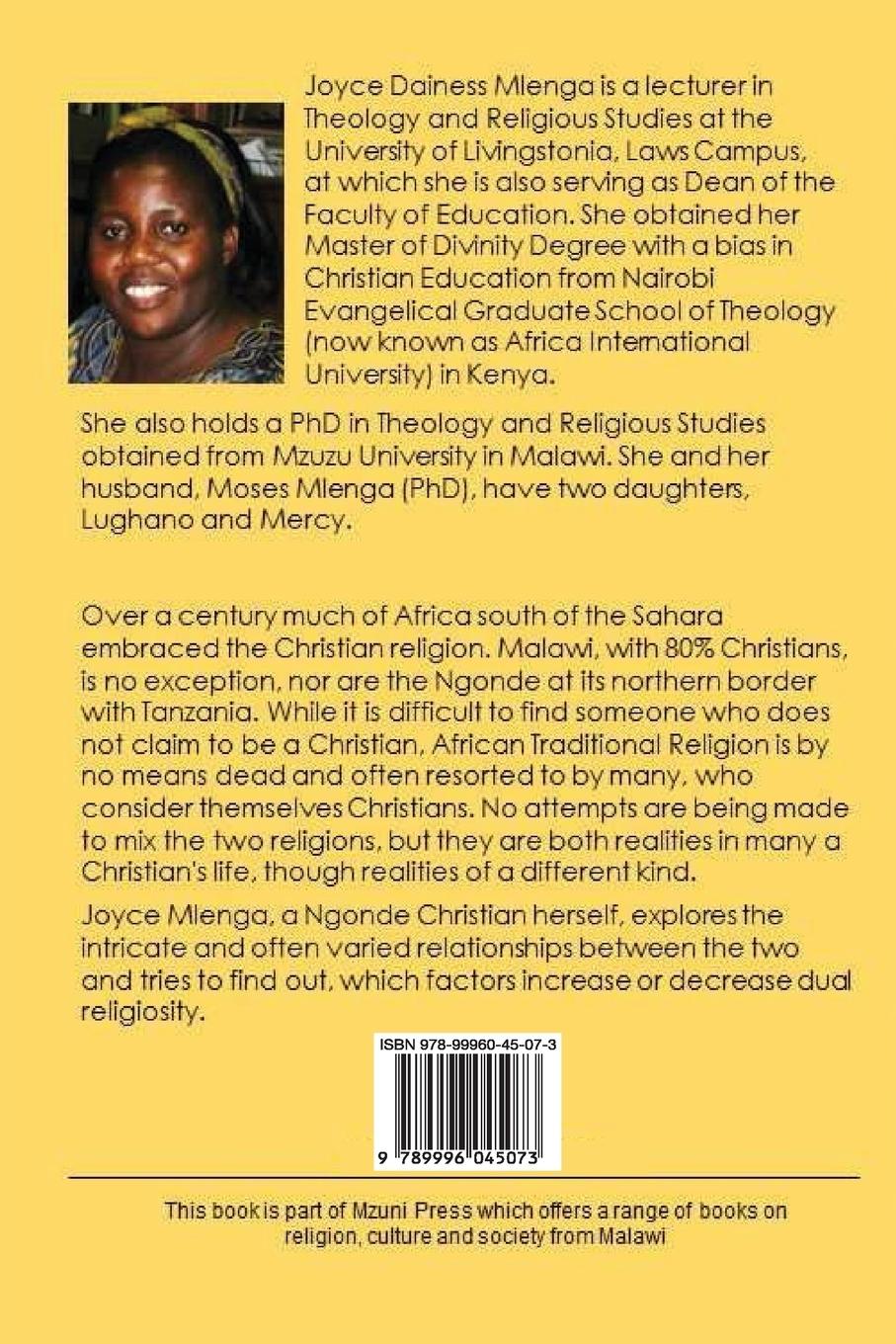 Rückseitencover Dual Religiosity in Northern Malawi