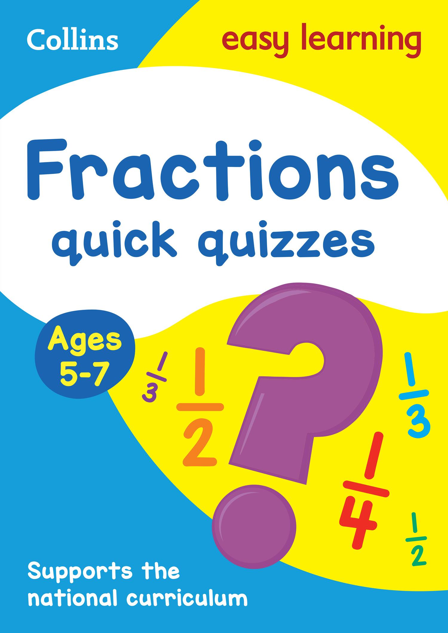 Vorderes Coverbild Fractions Quick Quizzes Ages 5-7