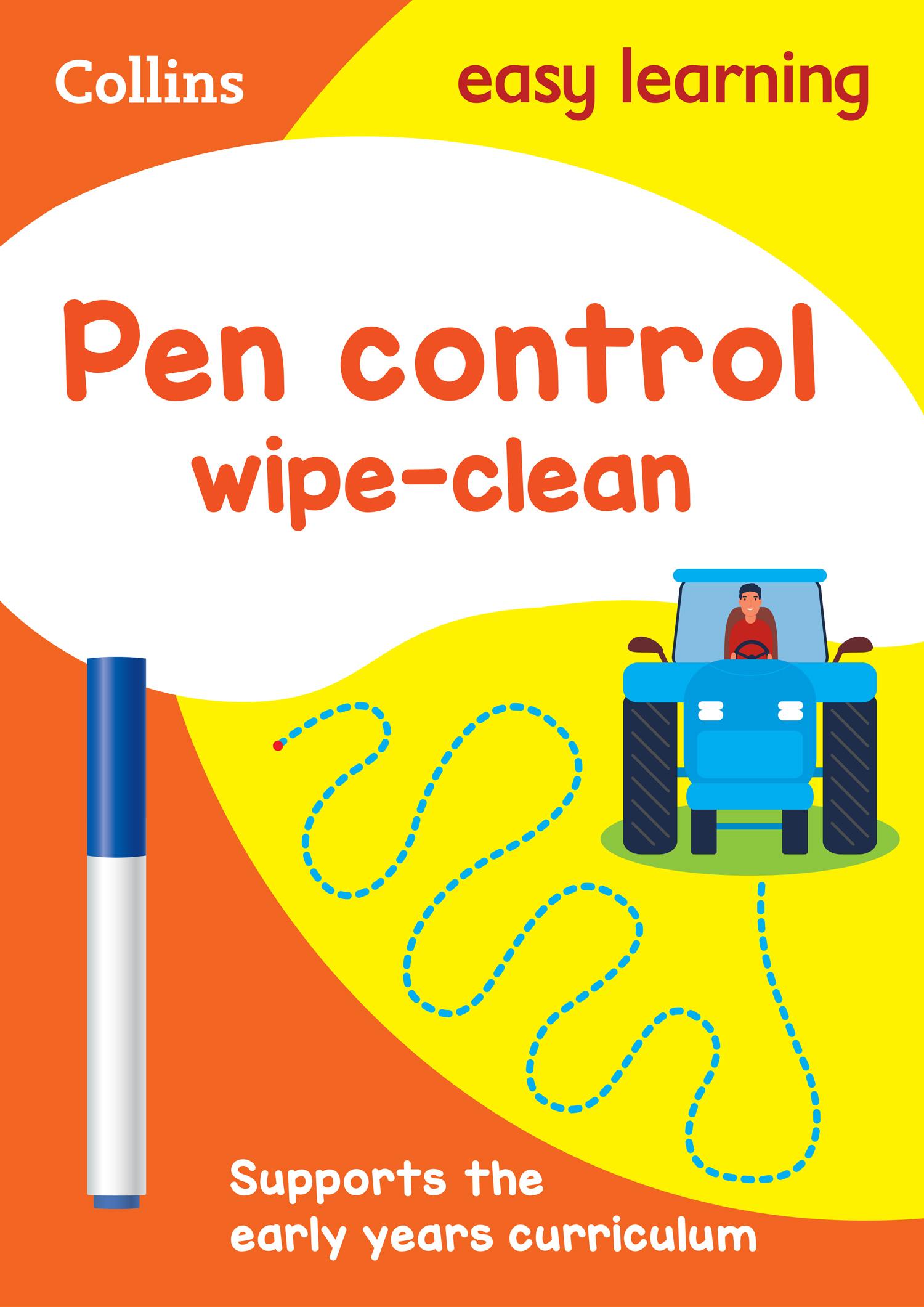 Vorderes Coverbild Pen Control Age 3-5 Wipe Clean Activity Book
