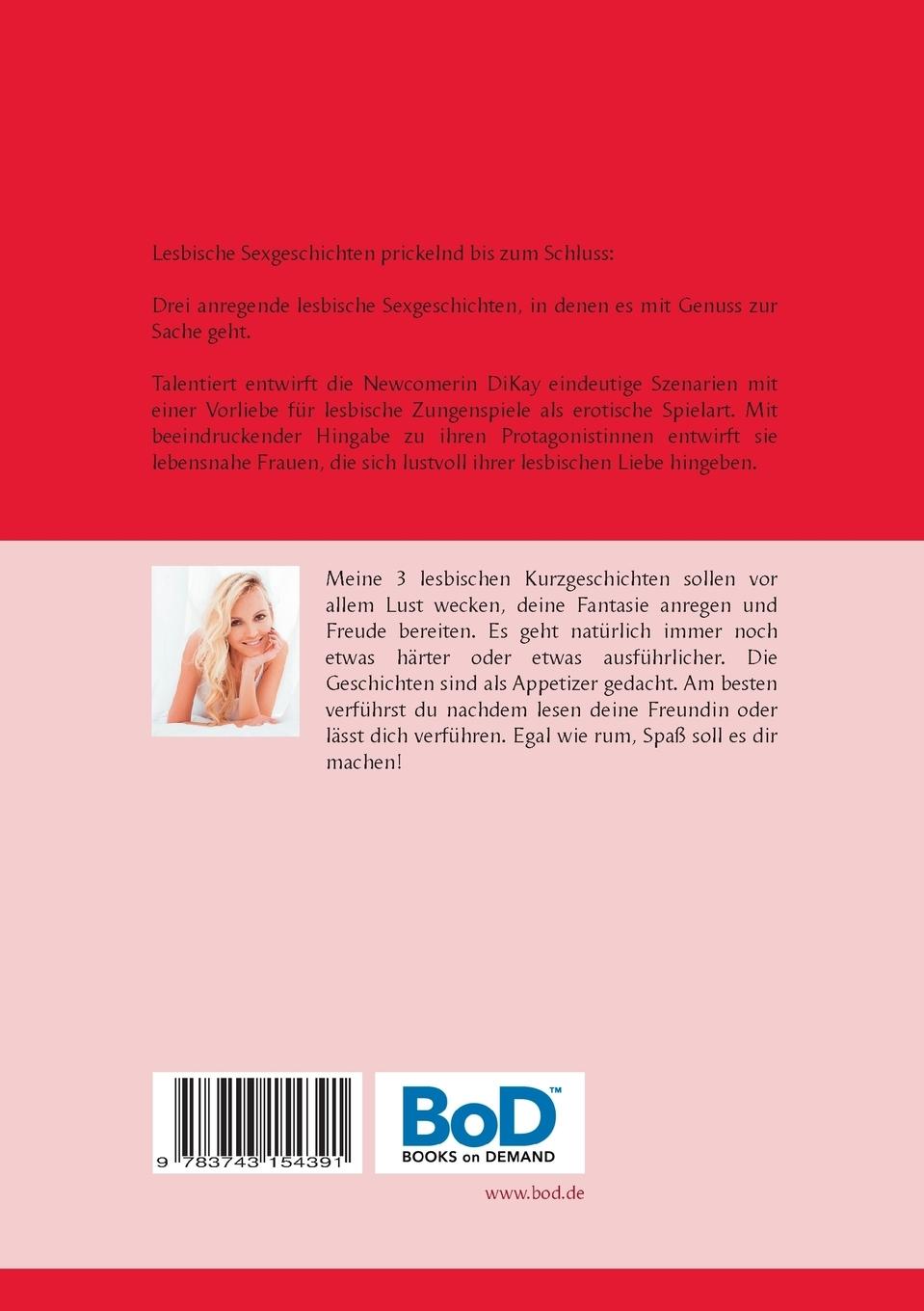 Rückseitencover Lesbische Kurzgeschichten prickelnd bis zum Schluss