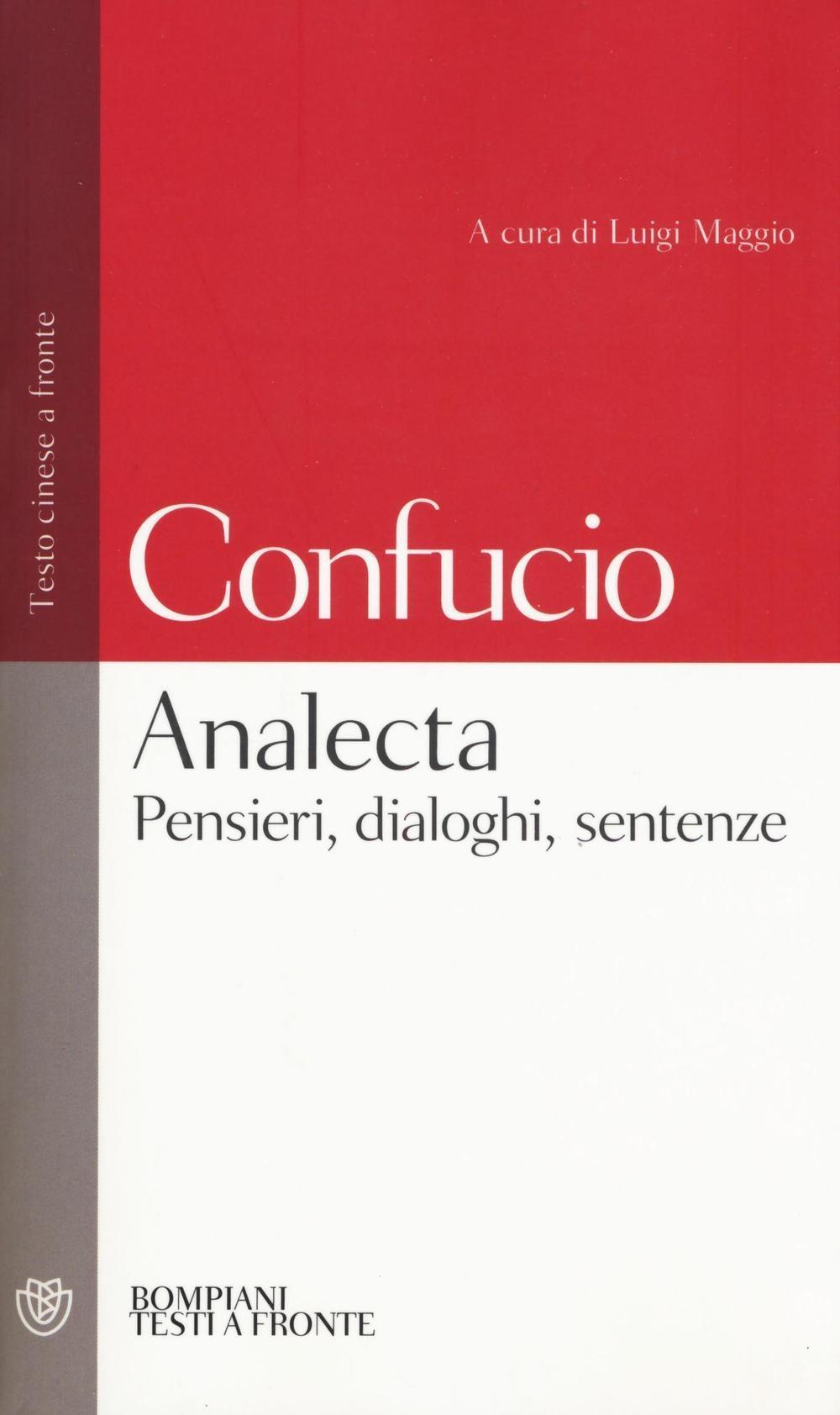 Vorderes Coverbild Analecta. Pensieri, dialoghi, sentenze. Testo cinese a fronte