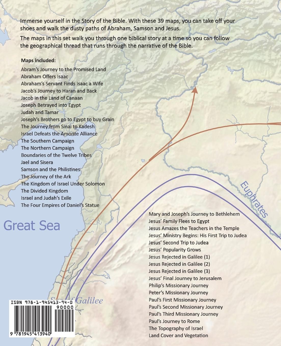 Rückseitencover Essential Bible Story Maps