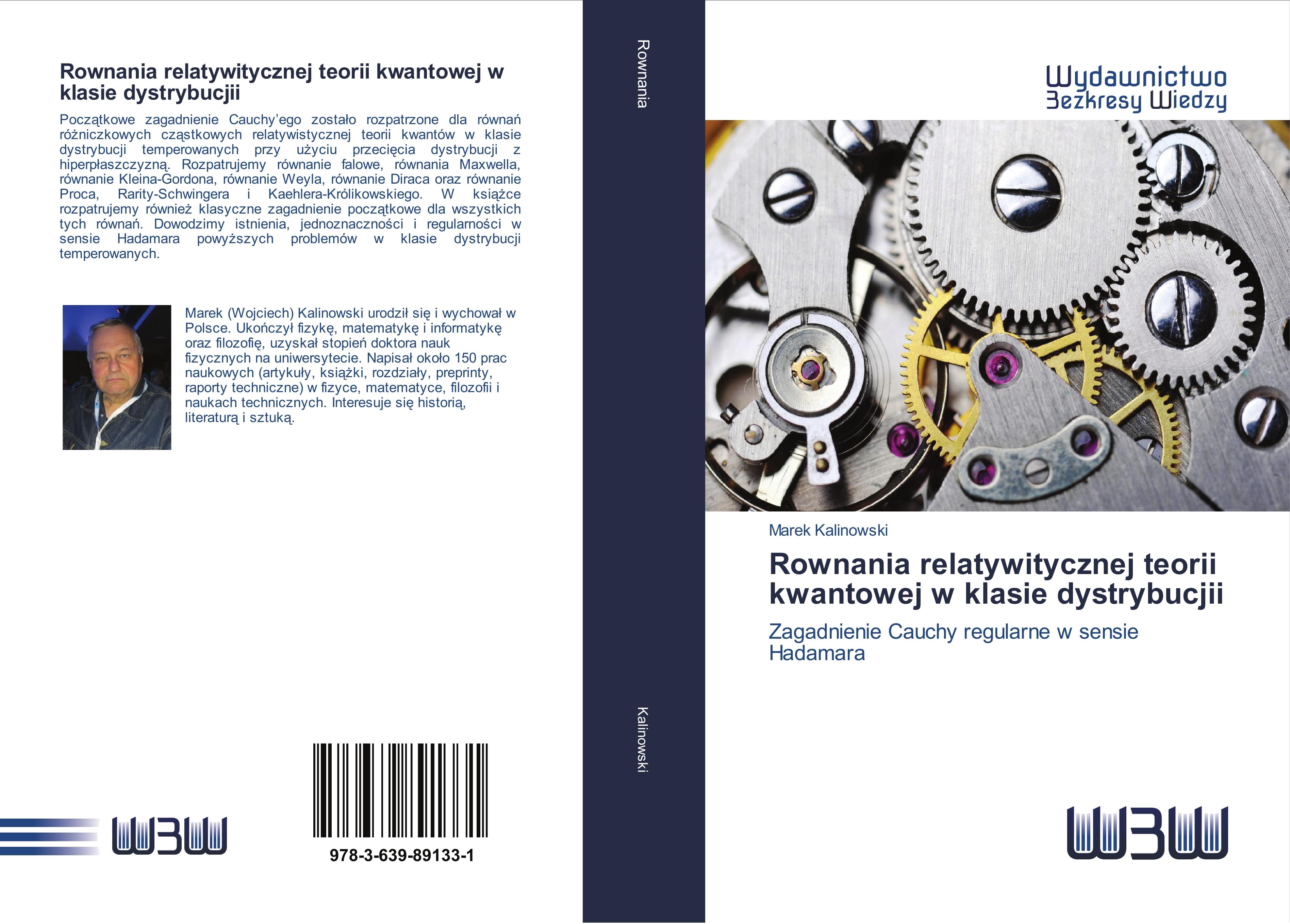 Vorderes Coverbild Rownania relatywitycznej teorii kwantowej w klasie dystrybucjii