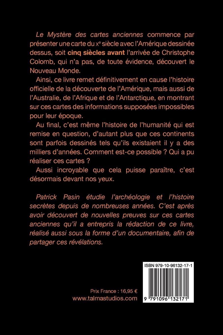 Rückseitencover Le Mystère des cartes anciennes