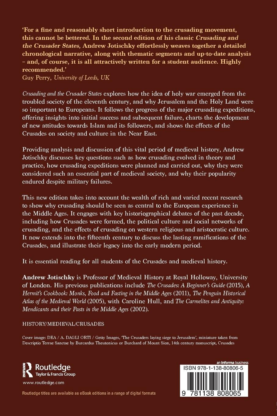 Rückseitencover Crusading and the Crusader States