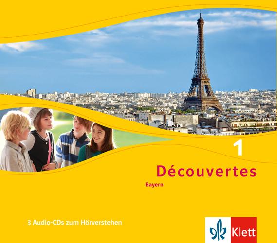 Vorderes Coverbild Découvertes 1. Audio-CD. Ausgabe Bayern ab 2017
