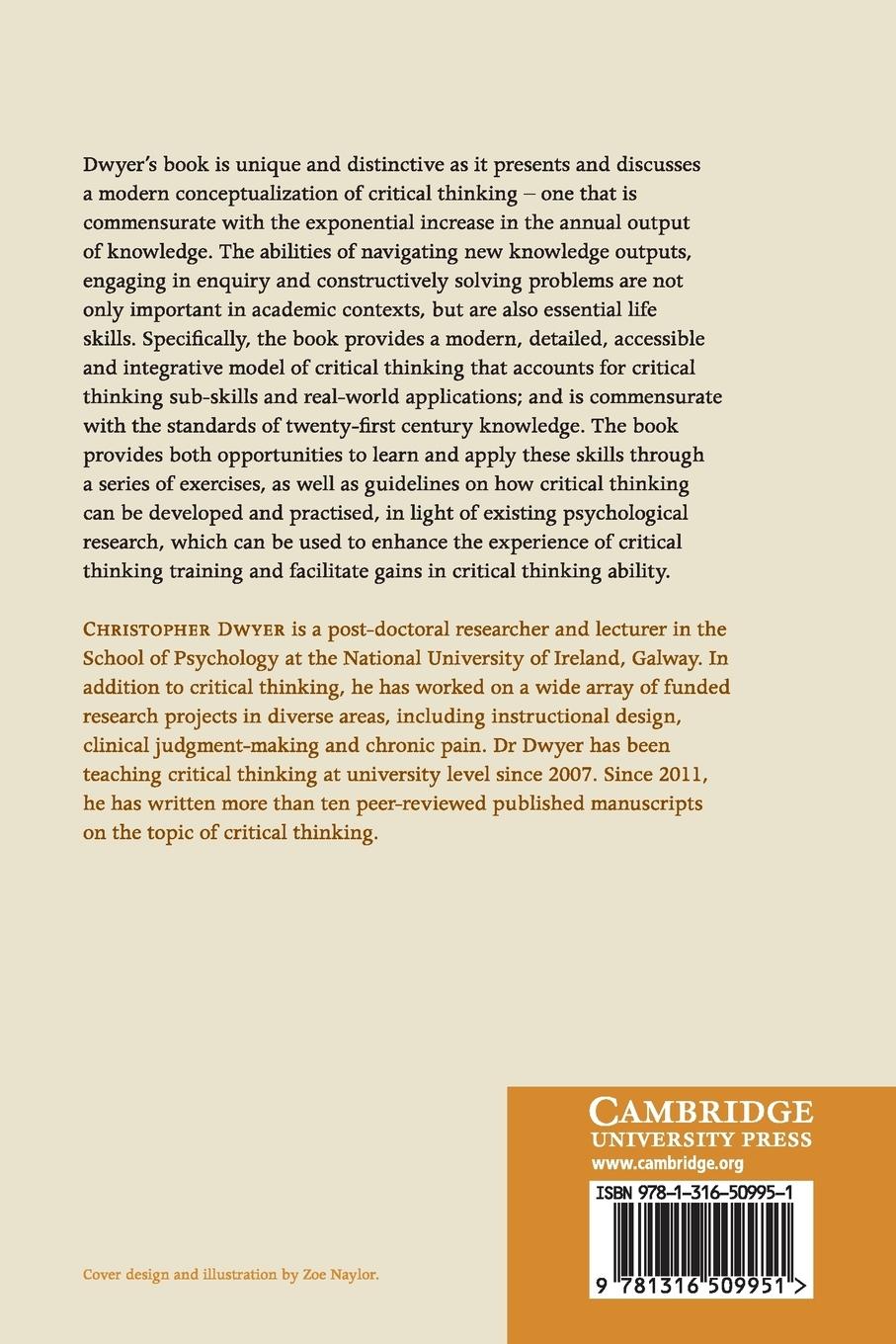 Rückseitencover Critical Thinking