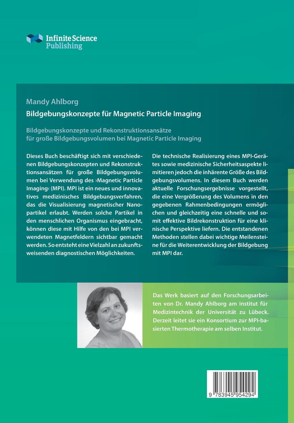 Rückseitencover Bildgebungskonzepte für Magnetic Particle Imaging