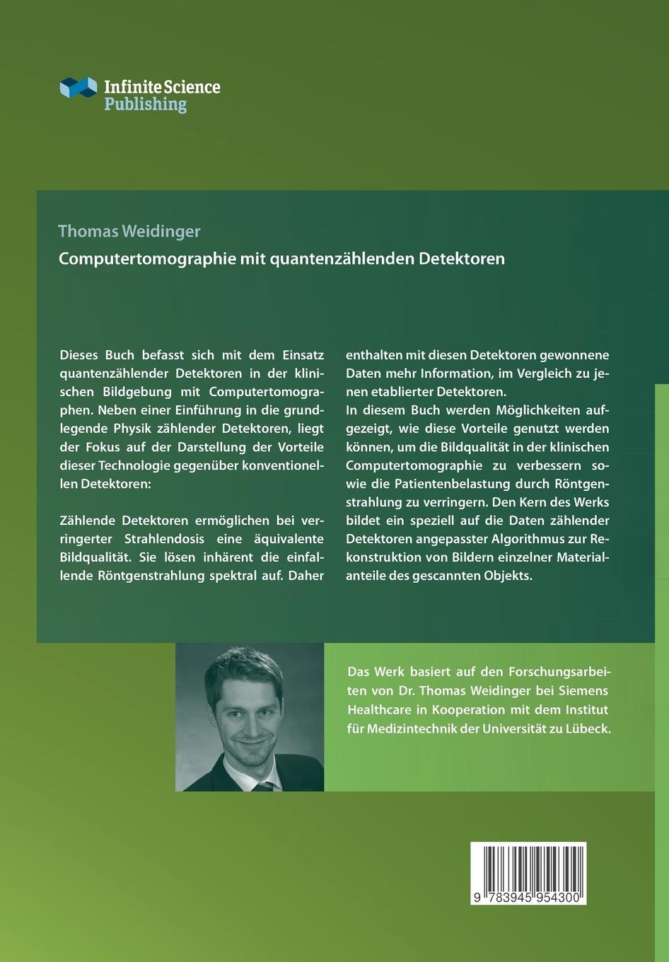 Rückseitencover Computertomographie mit quantenzählenden Detektoren
