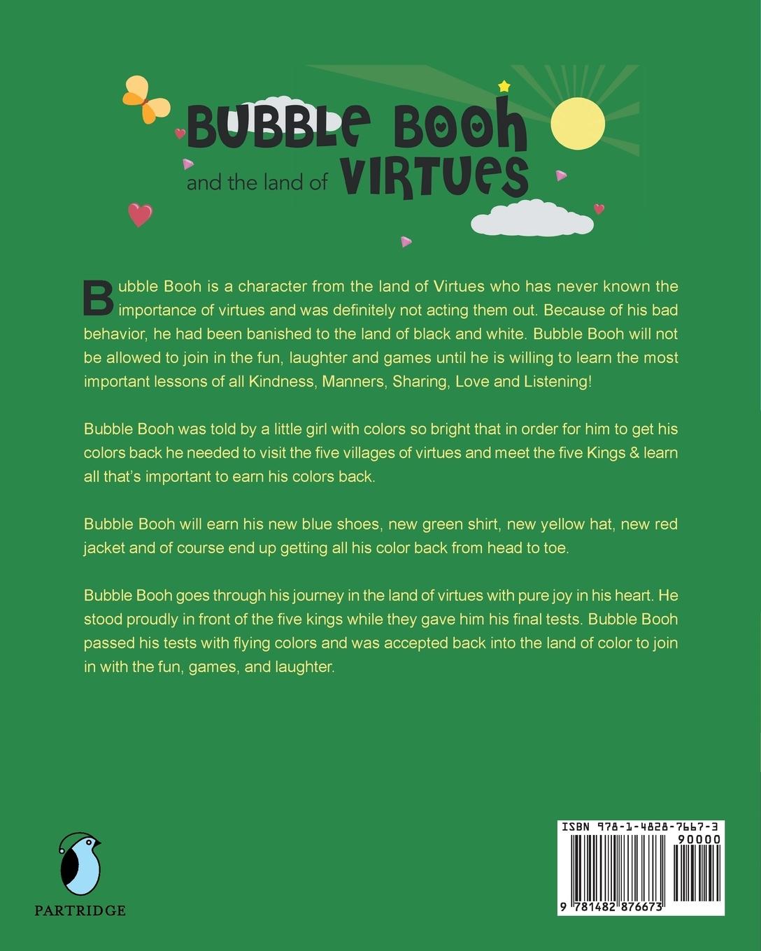 Rückseitencover Bubble Booh and the Land of Virtues