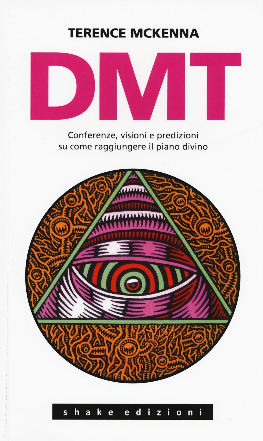 Vorderes Coverbild DMT. Conferenze, visioni e predizioni su come raggiungere il piano divino