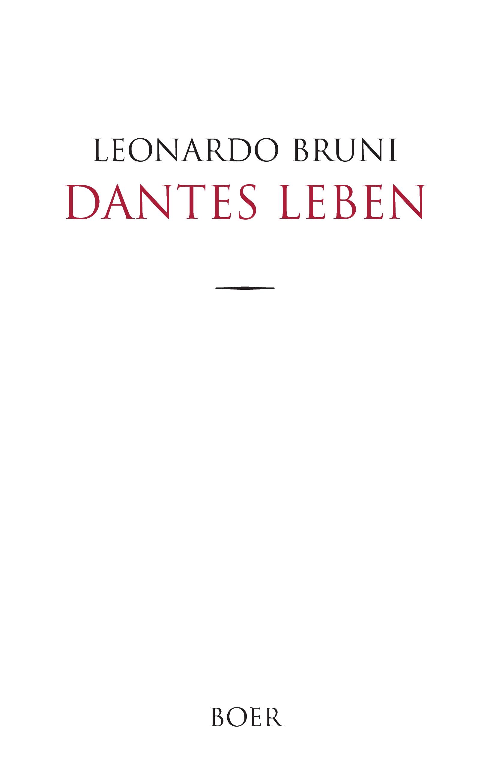 Vorderes Coverbild Dantes Leben