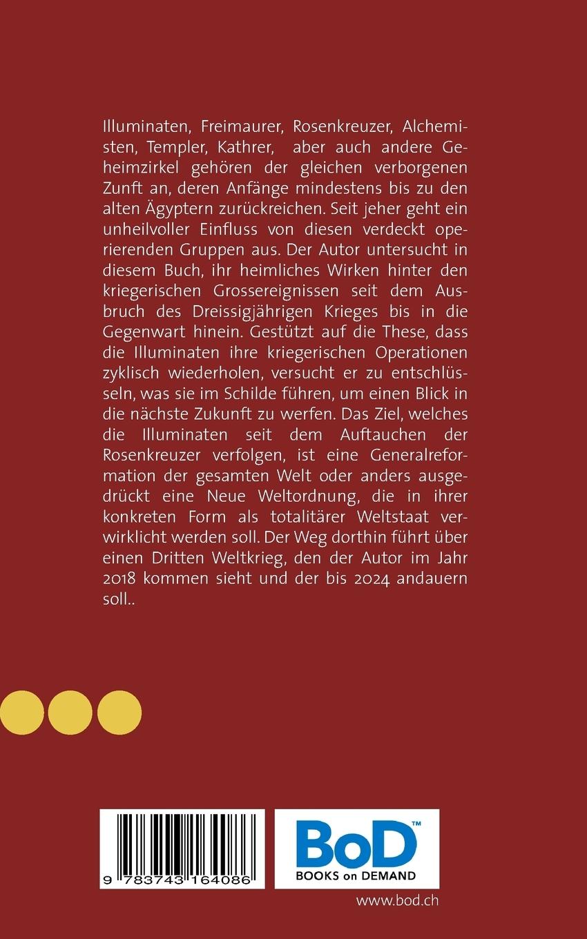 Rückseitencover Illuminaten Blut - Geld - Krieg