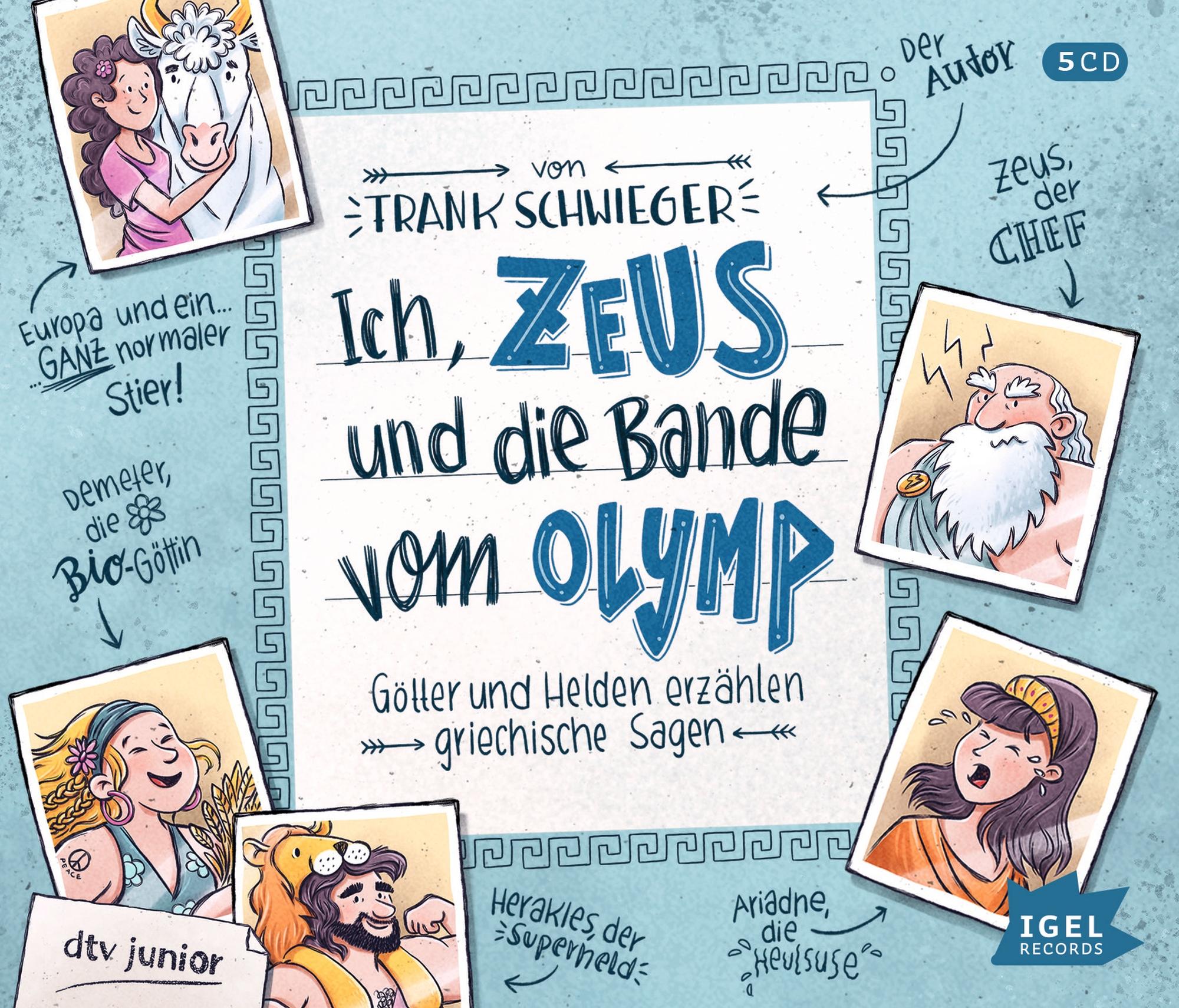 Vorderes Coverbild Ich, Zeus, und die Bande vom Olymp