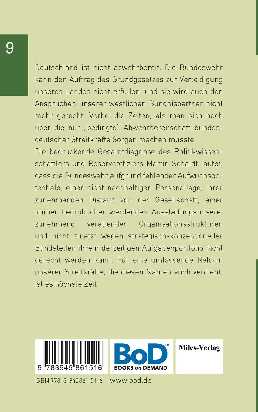 Rückseitencover Nicht abwehrbereit