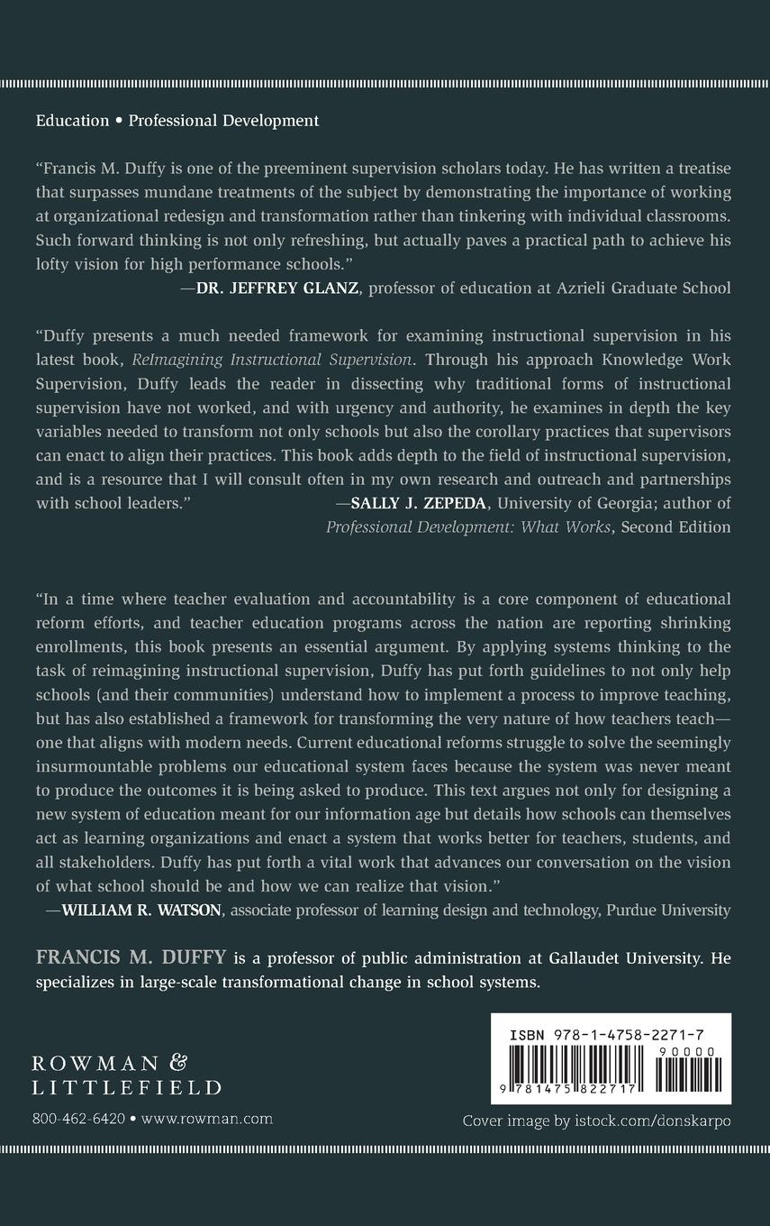 Rückseitencover Reimagining Instructional Supervision