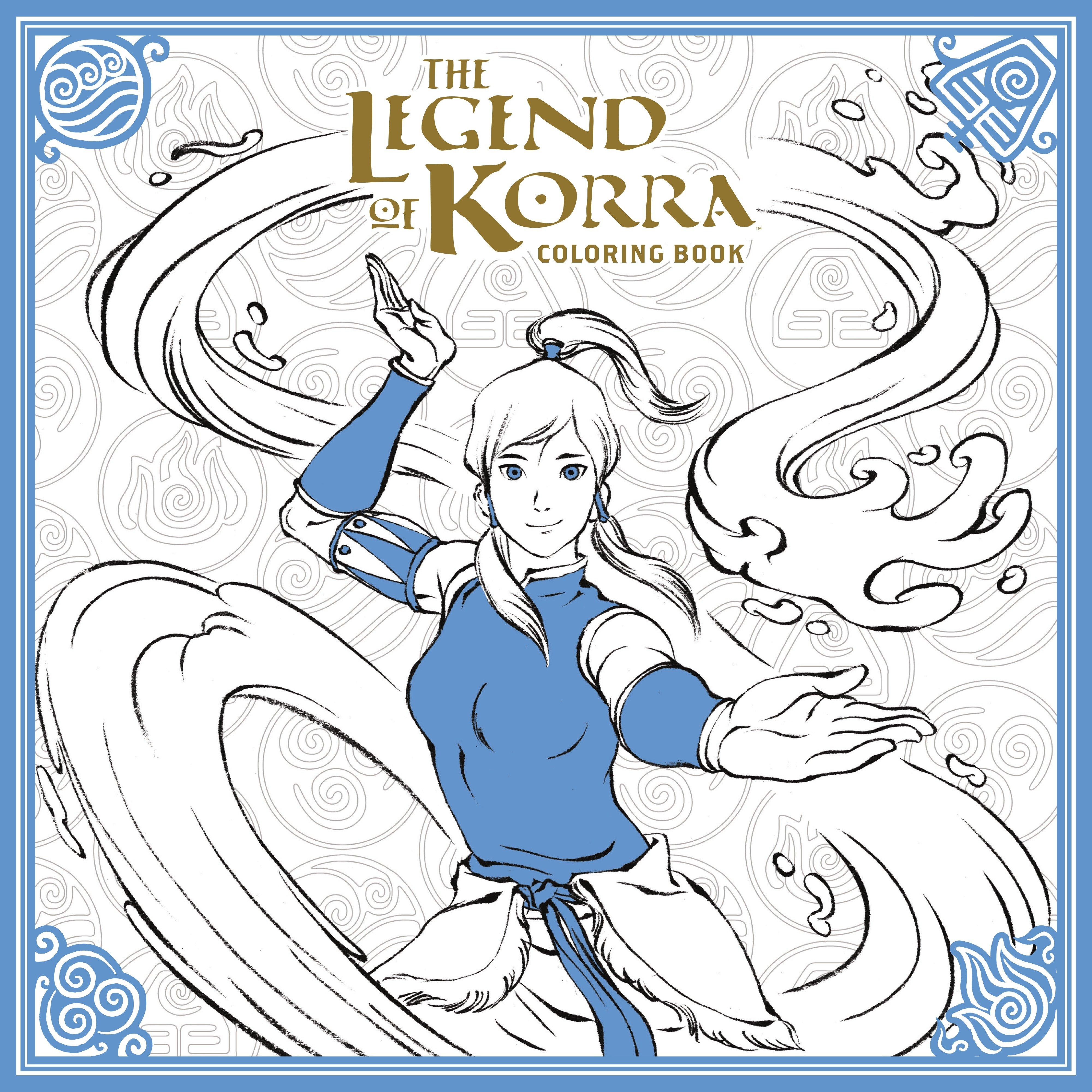 Vorderes Coverbild The Legend of Korra Coloring Book
