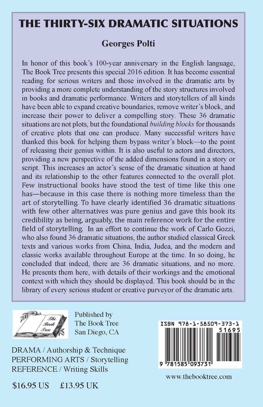 Rückseitencover The Thirty-Six Dramatic Situations