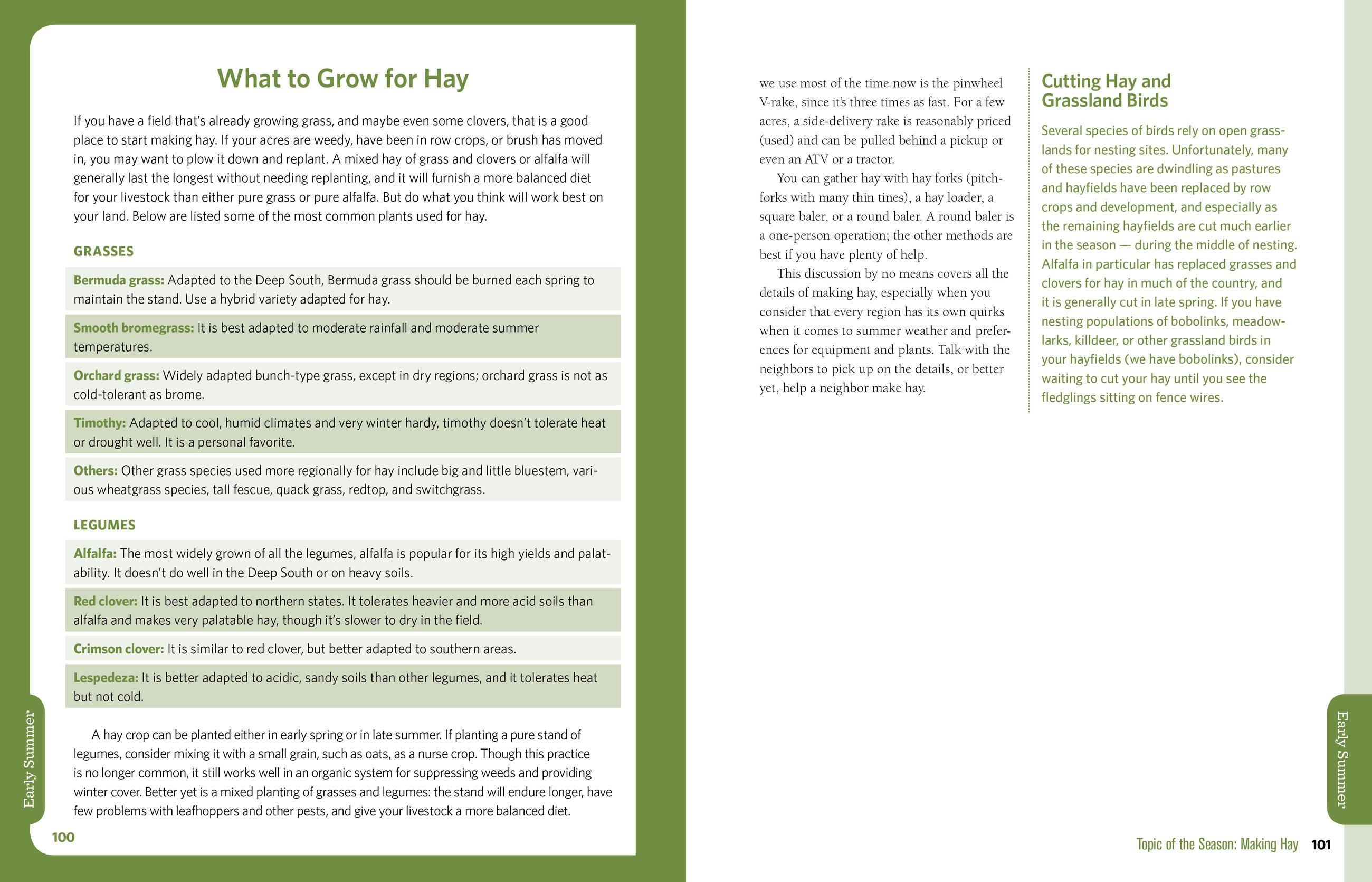 Beispielinhalt (Bild) The Backyard Homestead Seasonal Planner