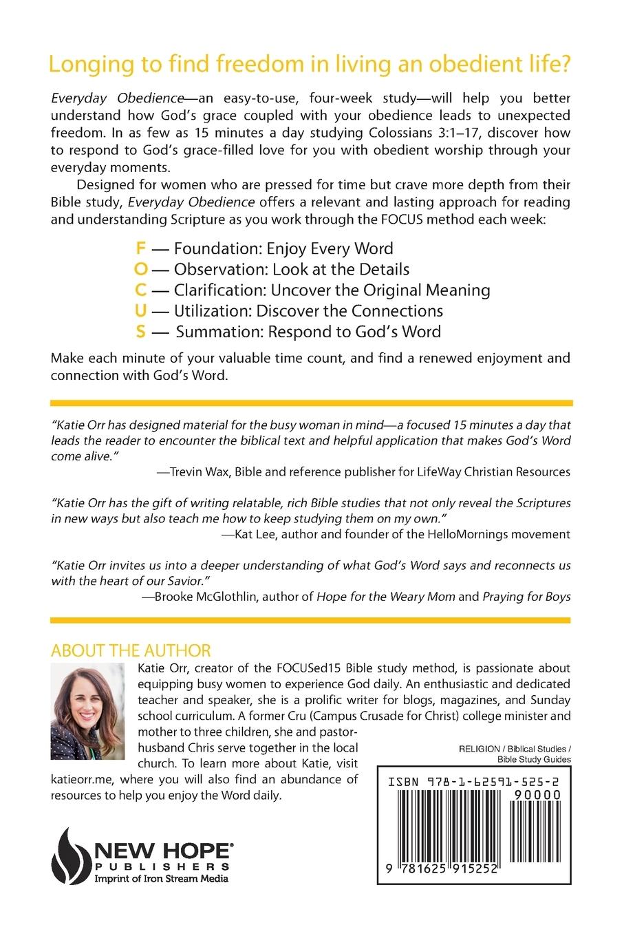 Rückseitencover Everyday Obedience