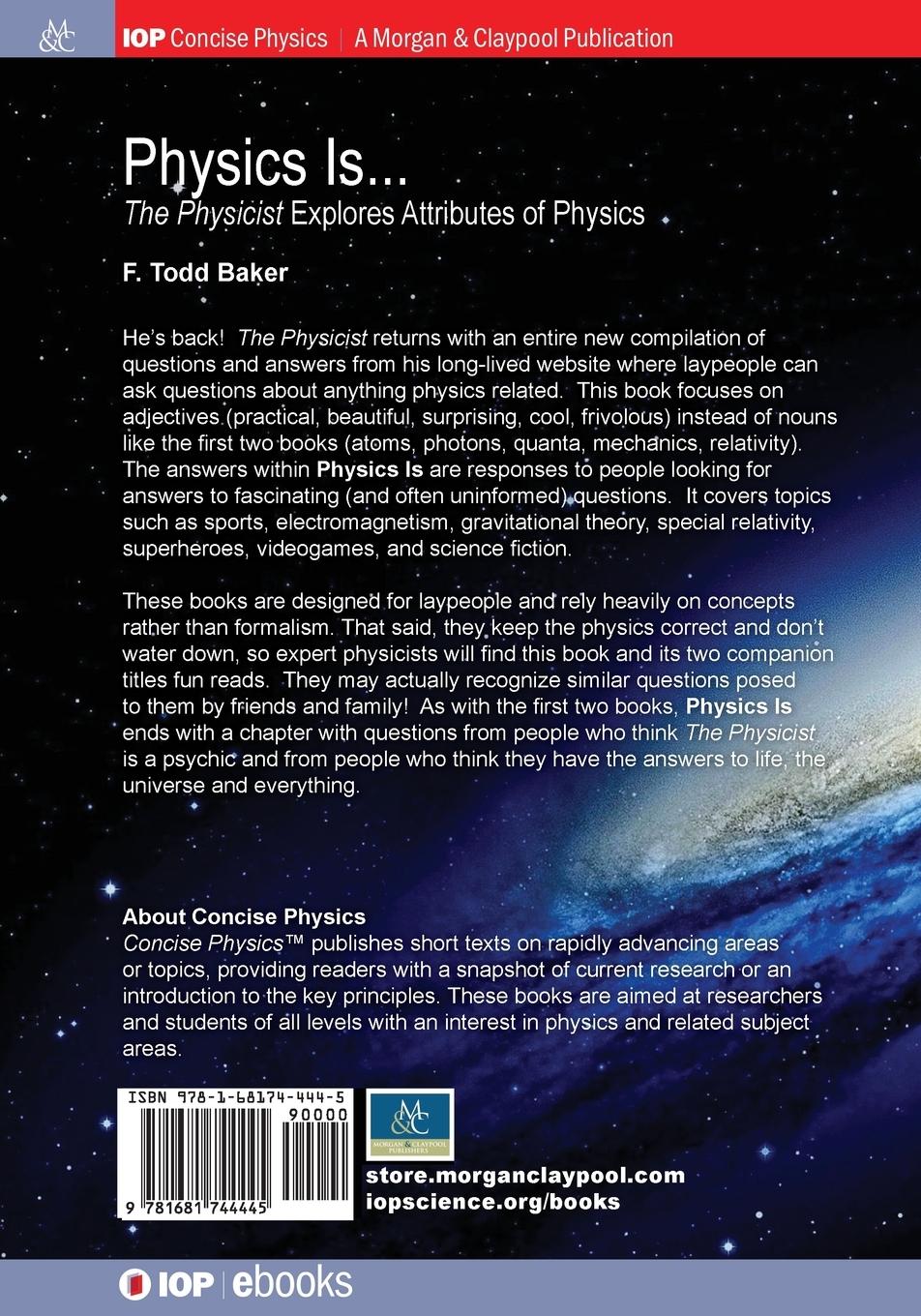 Rückseitencover Physics is...