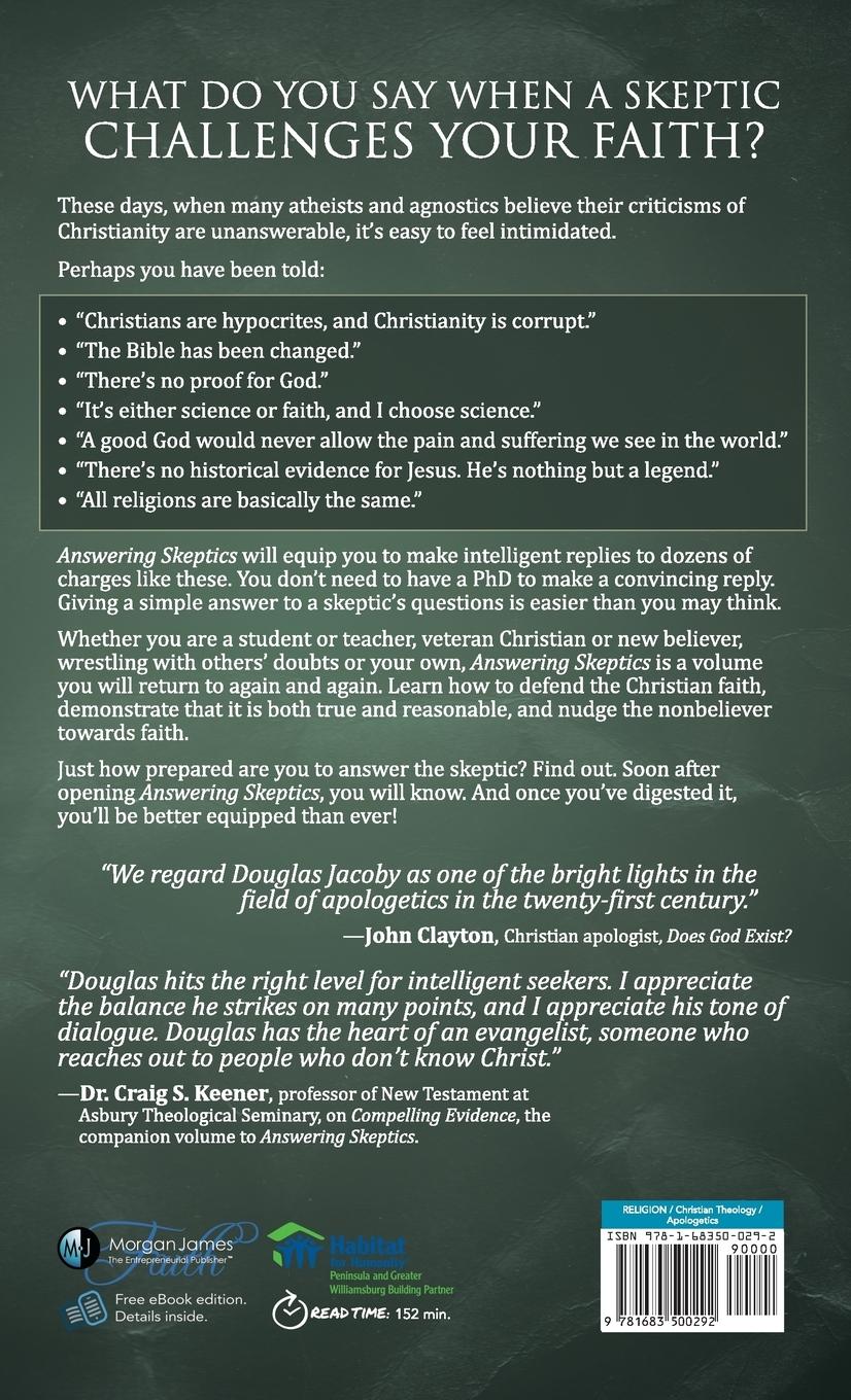 Rückseitencover Answering Skeptics